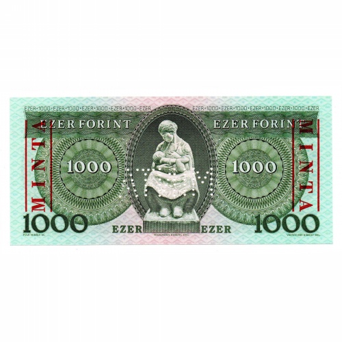1000 Forint Bankjegy 1983 Március A sorozat MINTA