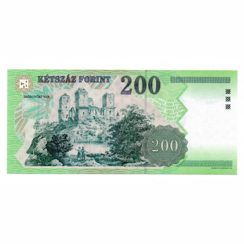 200 Forint Bankjegy 2001 FC UNC