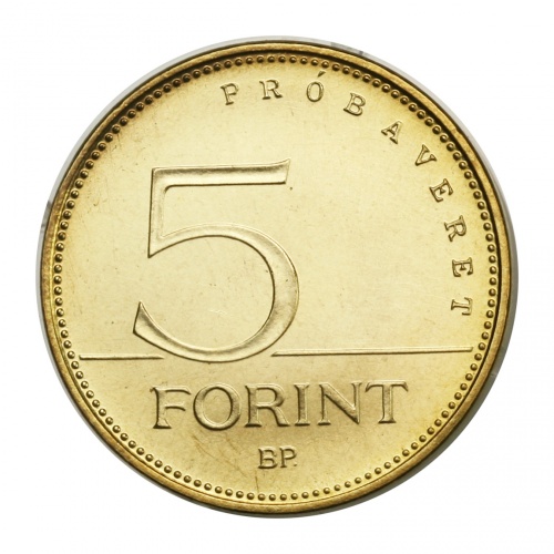 5 Forint 1992 BU Próbaveret