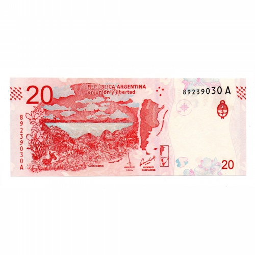 Argentina 20 Peso Bankjegy 2017 P361