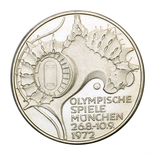 Németország 10 Márka 1972 G Müncheni Olimpia III.