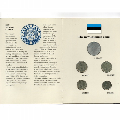 Észtország Forglami sor 1992