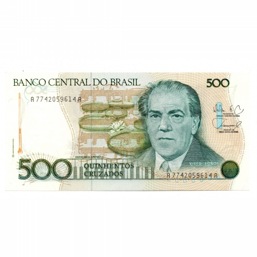 Brazilia 500 Cruzados Bankjegy 1988 P212d