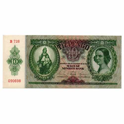 10 Pengő Bankjegy 1936 UNC