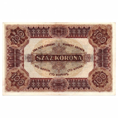 100 Korona Államjegy 1920 XF