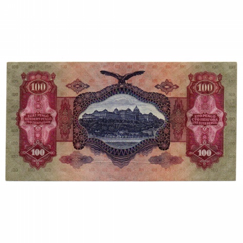 100 Pengő Bankjegy 1930 VF