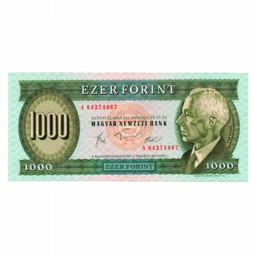 1000 Forint Bankjegy 1983 Március A sorozat EF