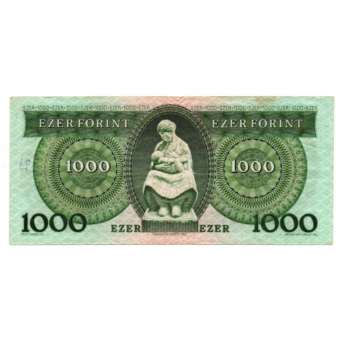 1000 Forint Bankjegy 1992 D sorozat F