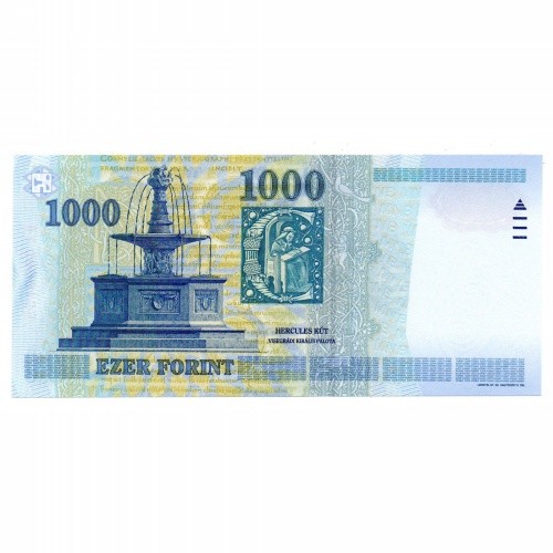 1000 Forint Bankjegy 1998 DA UNC alacsony sorszám 0000155