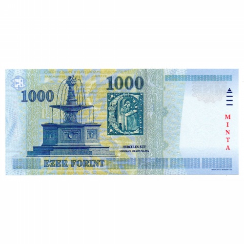 1000 Forint Bankjegy 2003 MINTA nagyon alacsony sorszám 0000031