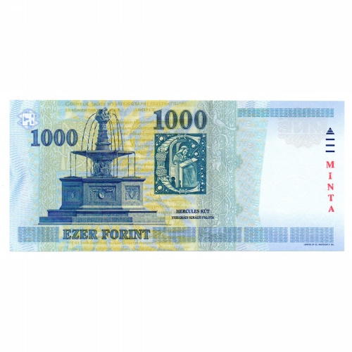 1000 Forint Bankjegy 2008 MINTA