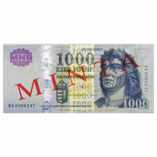 1000 Forint Bankjegy 2011 MINTA