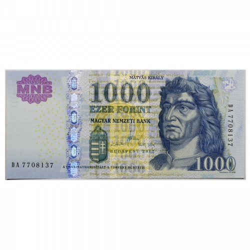 1000 Forint Bankjegy 2012 DA UNC