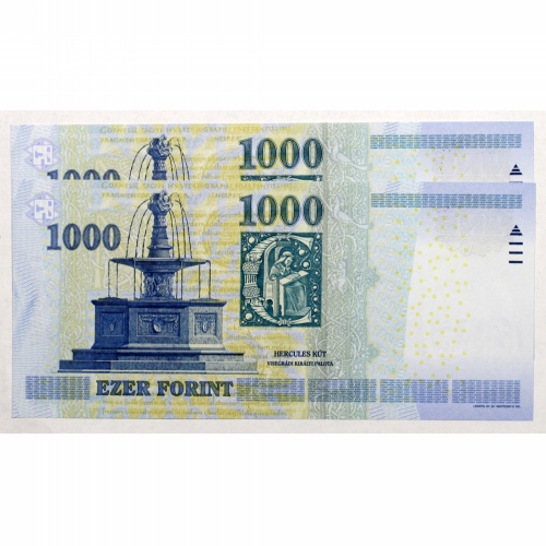 1000 Forint Bankjegy 2015 DD UNC alacsony sorszámkövető pár