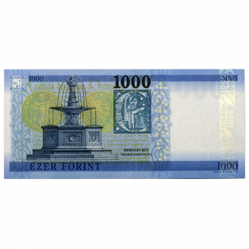 1000 Forint Bankjegy 2017 DB UNC forgalmi sorszám