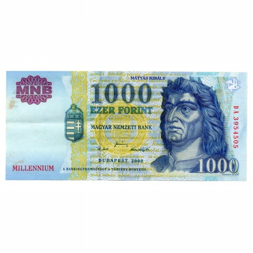 1000 Forint Bankjegy Millennium 2000 DA EF