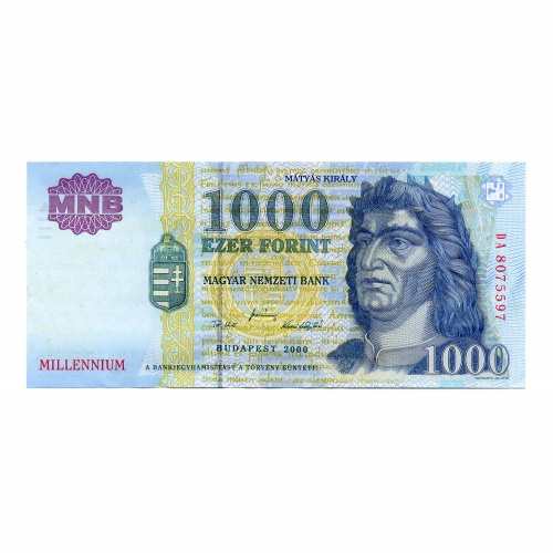 1000 Forint Bankjegy Millennium 2000 DA gEF