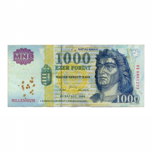 1000 Forint Bankjegy Millennium 2000 DB F