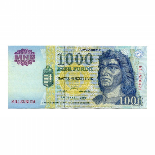 1000 Forint Bankjegy Millennium 2000 DB aEF