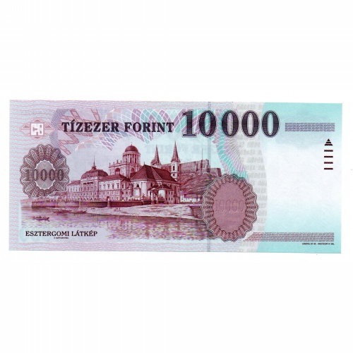 10000 Forint Bankjegy 2003 AA gEF, 1 vékony hajtás