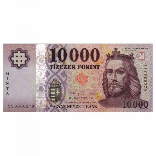 10000 Forint Bankjegy 2014 MINTA