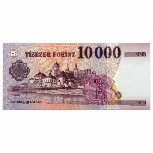 10000 Forint Bankjegy 2021 HT nagyon alacsony sorszám 0000033