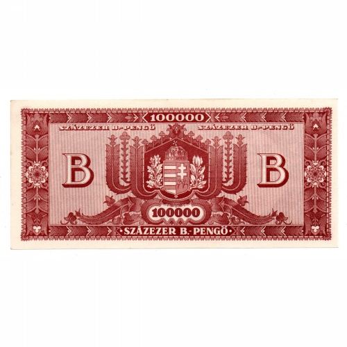 100000 B.-Pengő Bankjegy 1946 UNC