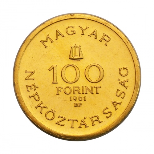 1961 Bartók Béla arany 100 Forint Au