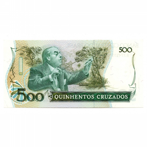 Brazilia 500 Cruzados Bankjegy 1988 P212d