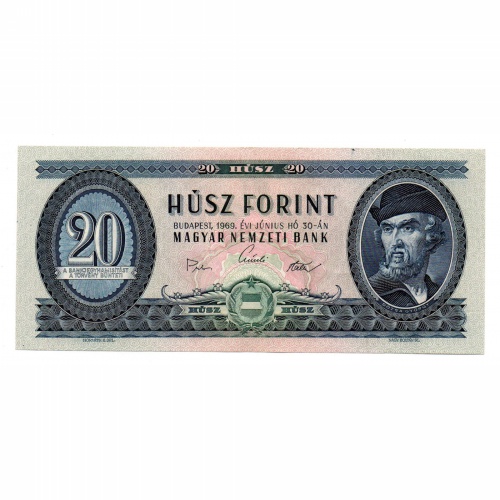 20 Forint Bankjegy 1969 aEF