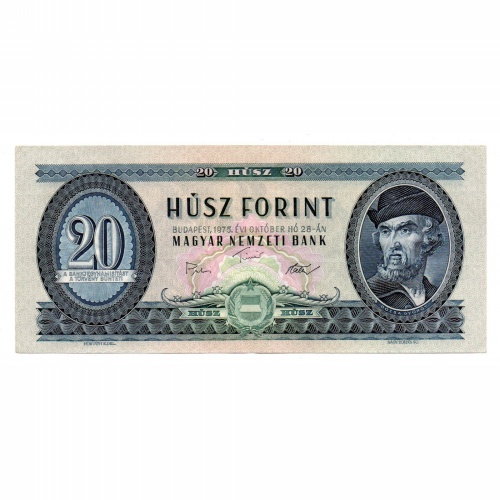 20 Forint Bankjegy 1975 EF