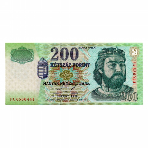 200 Forint Bankjegy 1998 FA UNC 