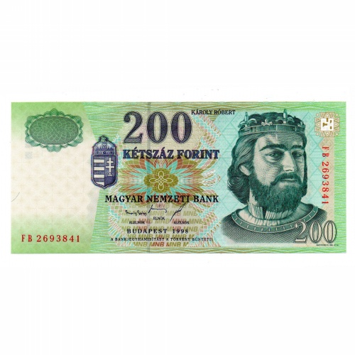 200 Forint Bankjegy 1998 FB UNC