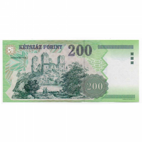 200 Forint Bankjegy 1998 FC UNC