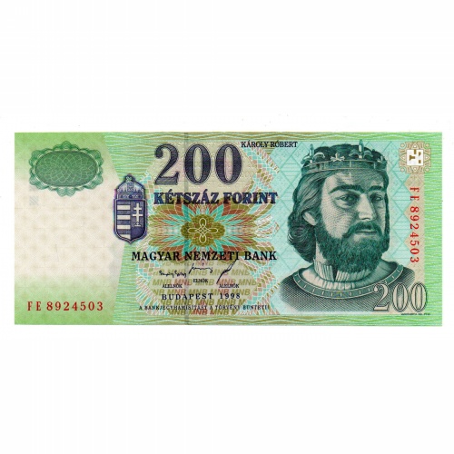 200 Forint Bankjegy 1998 FE UNC