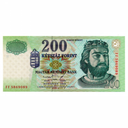 200 Forint Bankjegy 1998 FF UNC