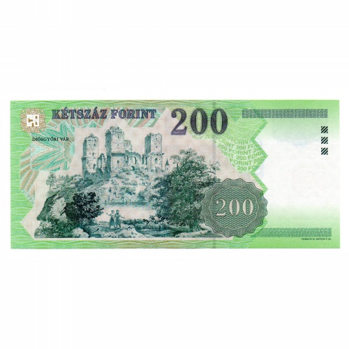 200 Forint Bankjegy 2001 FD UNC