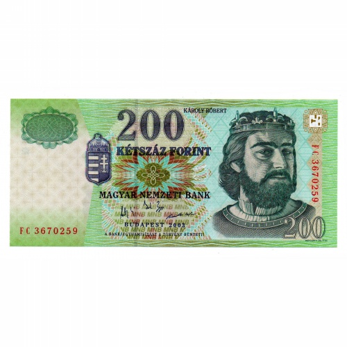 200 Forint Bankjegy 2003 FC gEF