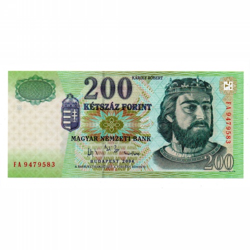 200 Forint Bankjegy 2004 FA UNC