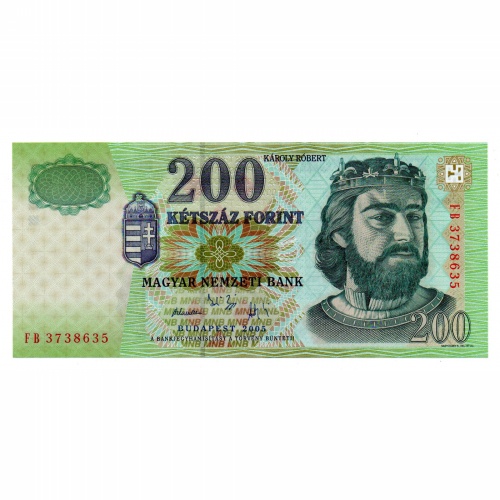 200 Forint Bankjegy 2005 FB gEF