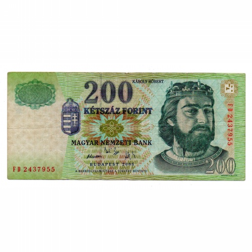 200 Forint Bankjegy 2005 FD F