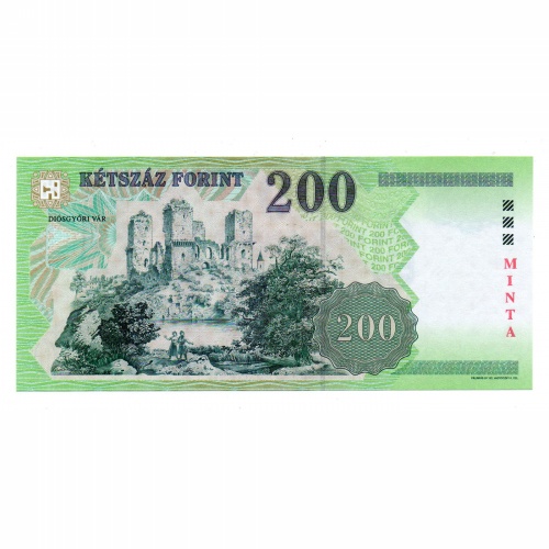 200 Forint Bankjegy 2005 MINTA