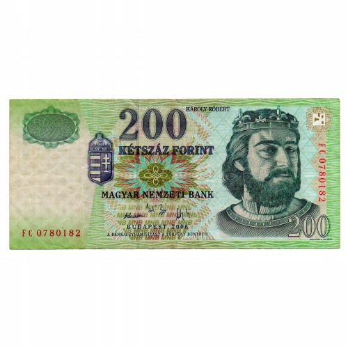 200 Forint Bankjegy 2006 FC F