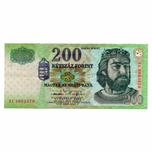 200 Forint Bankjegy 2006 FC VF