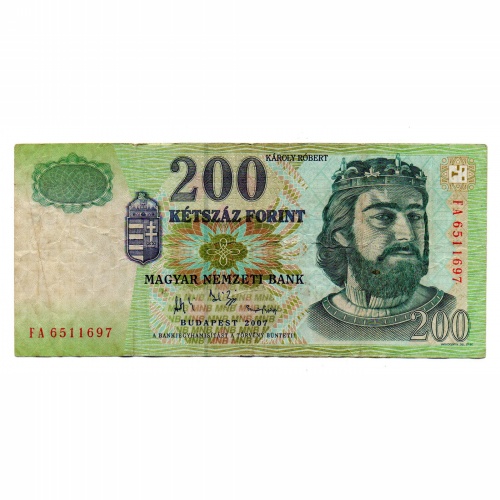 200 Forint Bankjegy 2007 FA F