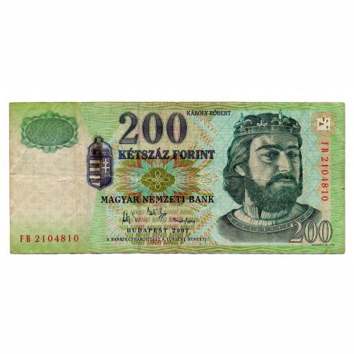 200 Forint Bankjegy 2007 FB F