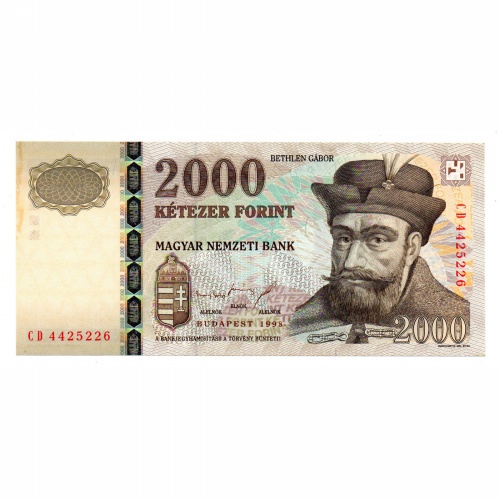 2000 Forint Bankjegy 1998 CD aUNC