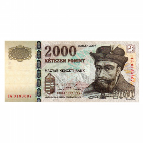 2000 Forint Bankjegy 1998 CG aEF