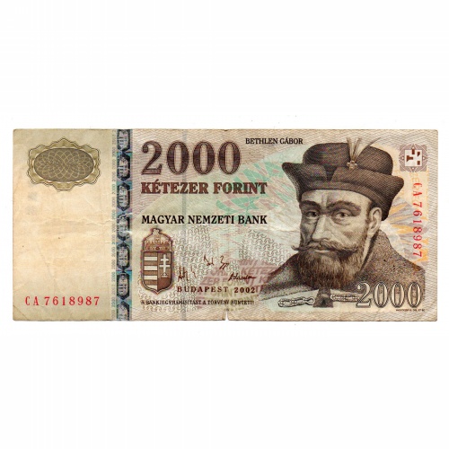 2000 Forint Bankjegy 2002 CA F