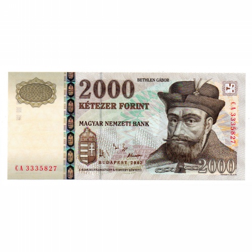 2000 Forint Bankjegy 2002 CA UNC